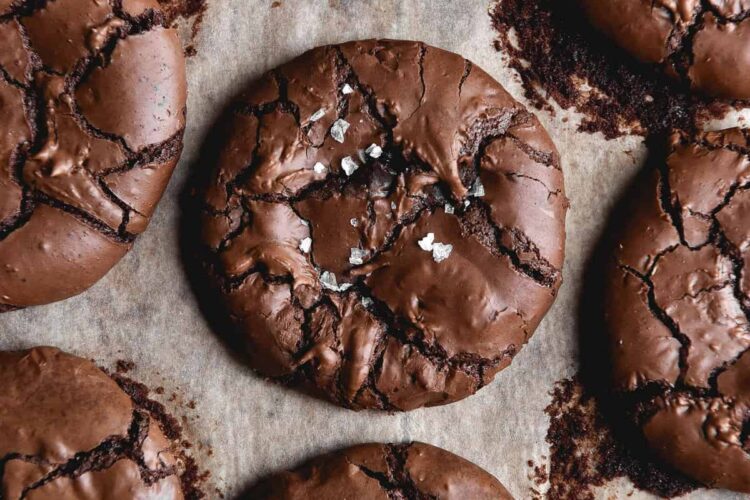 Fudgy Gluten-Free Sourdough Brownie Cookies