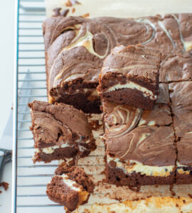 Sourdough Cheesecake Brownies