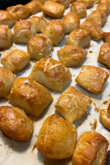Sourdough Pretzel Bites