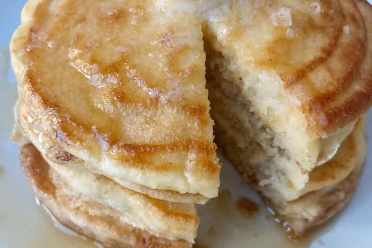 Fluffy Sourdough Protein Pancakes