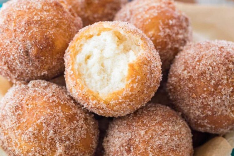 Sourdough Cinnamon Donut Balls